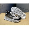 V*ersace CHAIN REACTION SNEAKERS black&white&grey