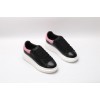 AMQ oversized black sneakers with rose heel