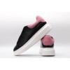 AMQ oversized black sneakers with rose heel