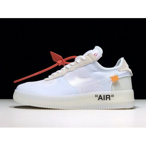 Off White x Air Force 1 AF1 White AO4606-100
