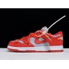 Off-White x Nike Dunk Low CT0856-600 Grayish red