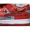 Off-White x Nike Dunk Low CT0856-600 Grayish red